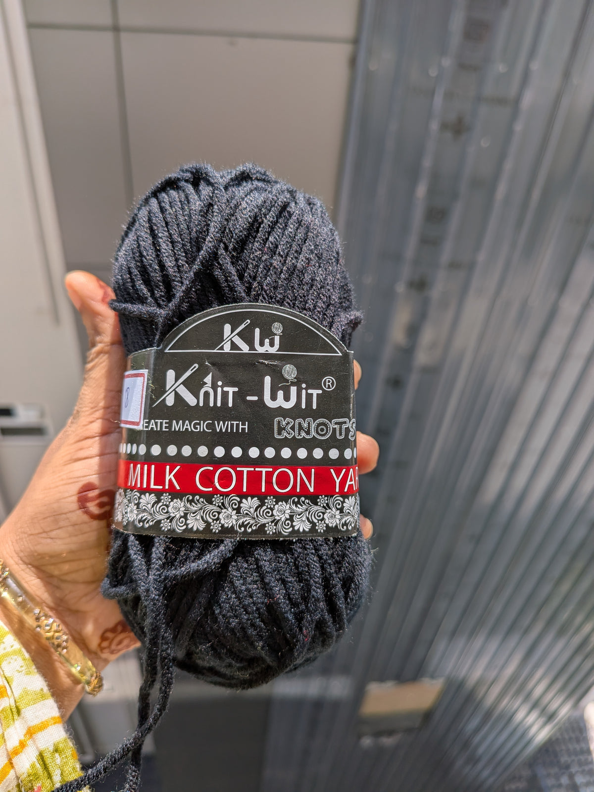 Milk Cotton Yarn  - Black