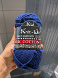 Milk Cotton Yarn  - Dark Blue