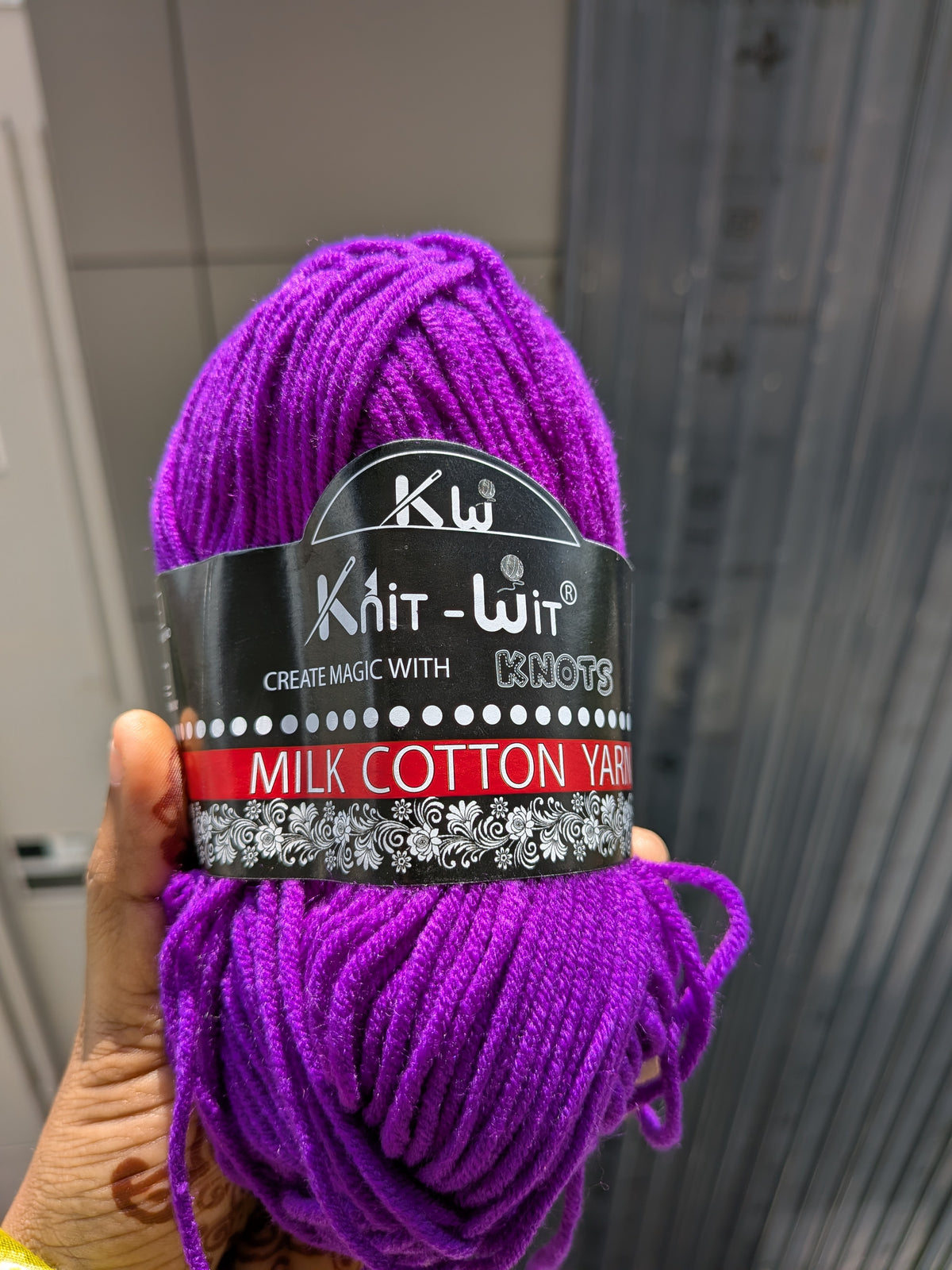 Milk Cotton Yarn  - Dark Lavender