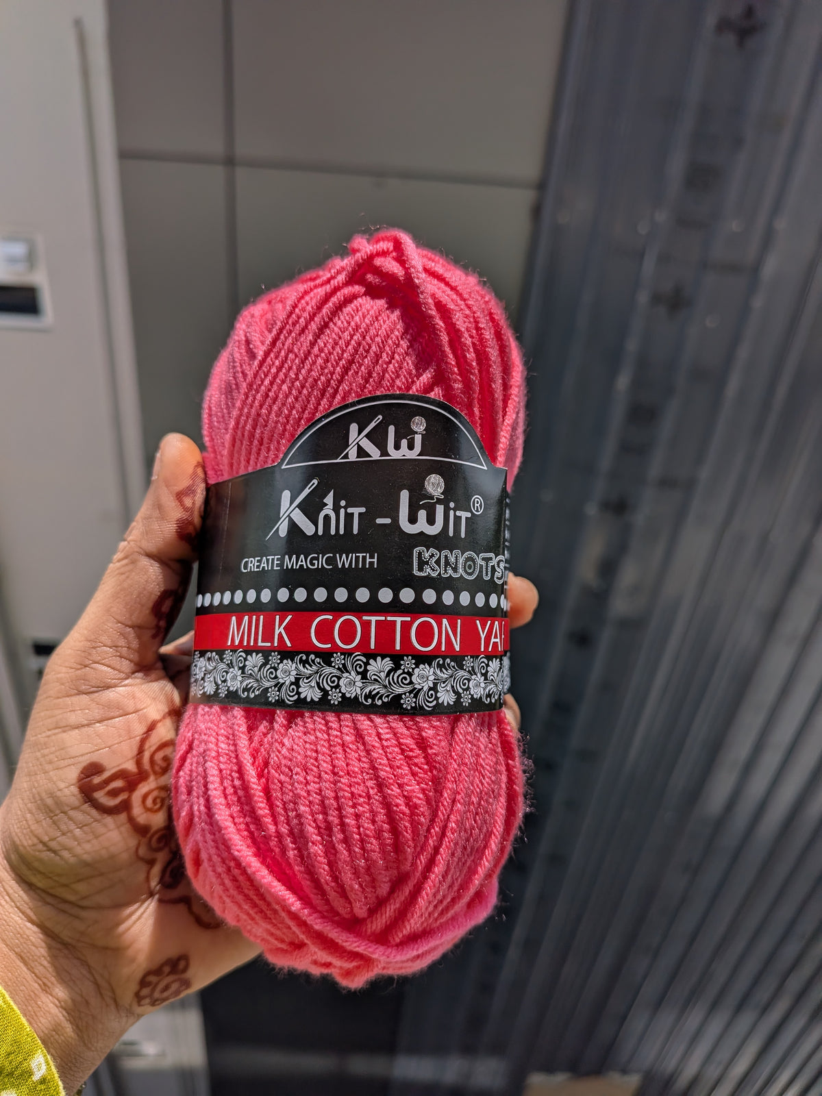 Milk Cotton Yarn  - Dark Pink