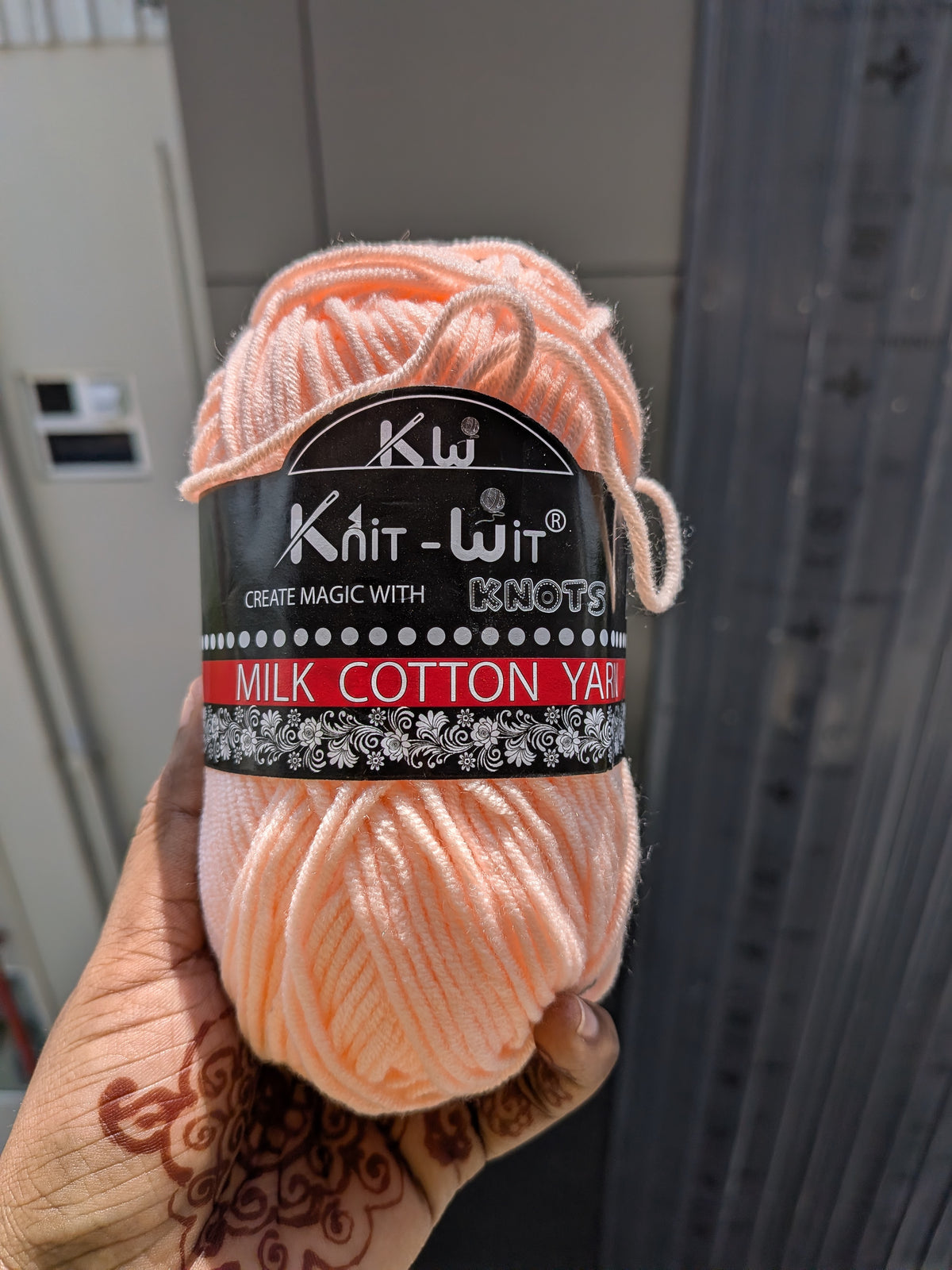 Milk Cotton Yarn  - Light Peach