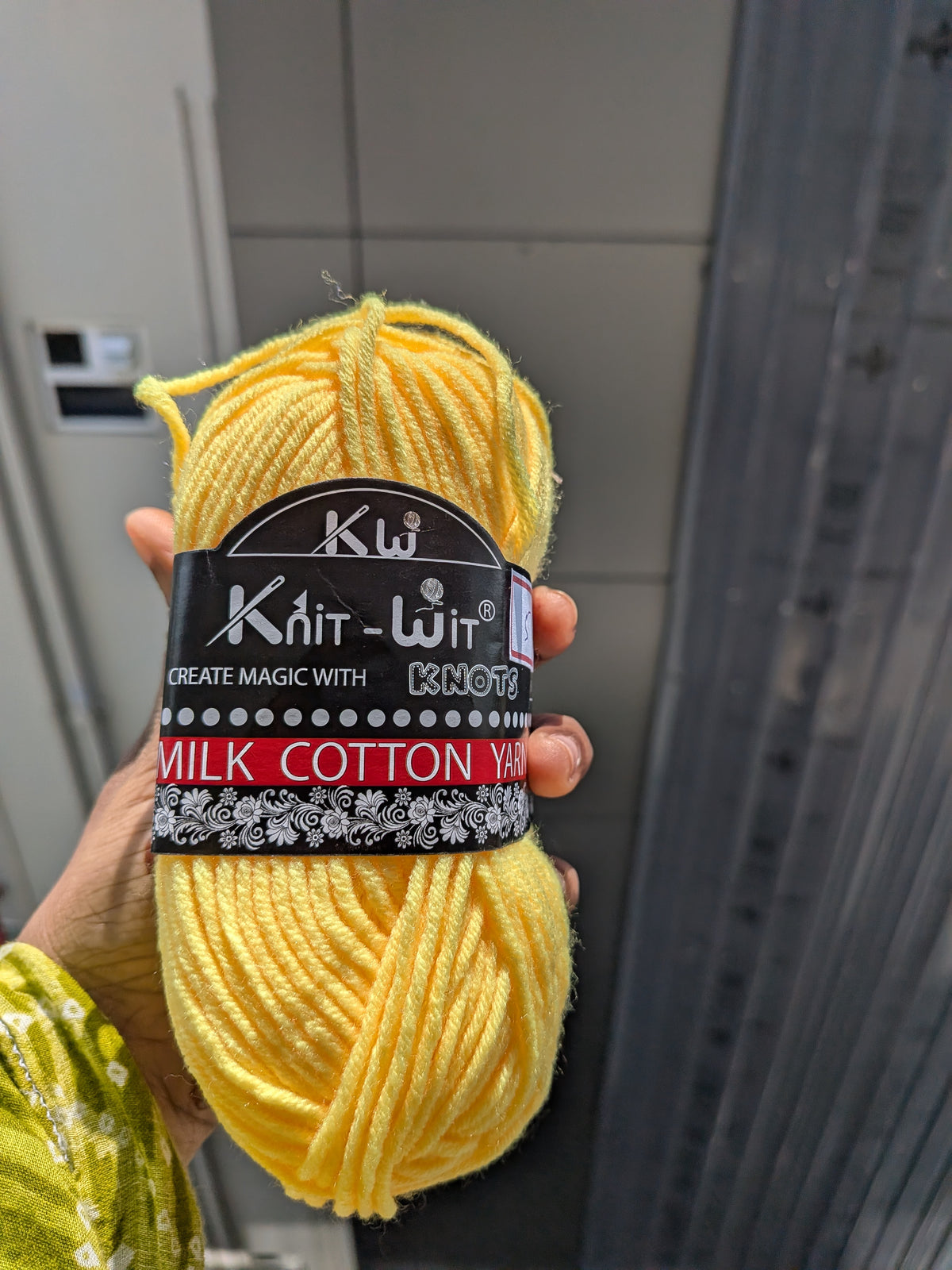 Milk Cotton Yarn  - Yellow